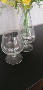 glasses Hennessy brandy