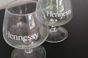 glasses Hennessy brandy