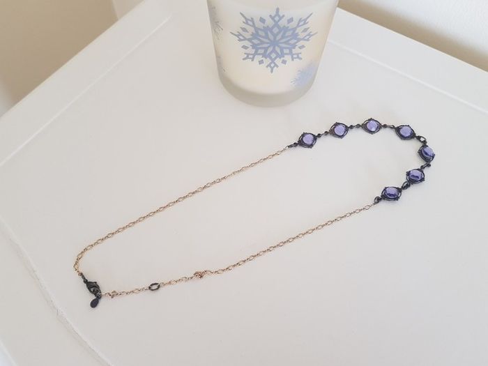 Purple Stones Necklace