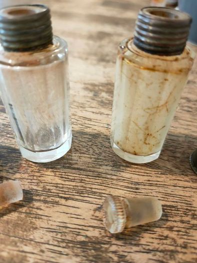 Pair of Antique perfume bottles