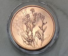 Austria 10 Euro Copper Uncirculated Coin 2023 - Forget-me-not - Languages of Flowers