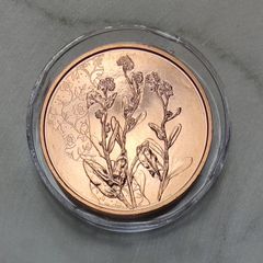 Austria 10 Euro Copper Uncirculated Coin 2023 - Forget-me-not - Languages of Flowers