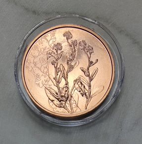 Austria 10 Euro Copper Uncirculated Coin 2023 - Forget-me-not - Languages of Flowers