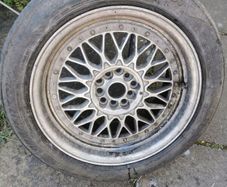 17" 5x100 bbs style 4 alloy wheels
