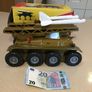 Vintage Tin Toy Joustra Friction Power Rocket Launcher Tank Image 4
