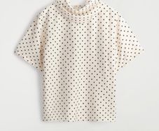 Cos polka dot top