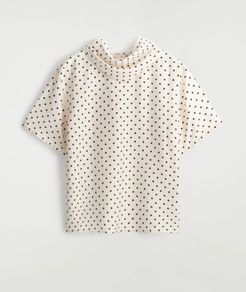 Cos polka dot top