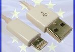 New Long 2m USB 8 PIN Data Sync Charger Cable For iPhone 5 5G iPad mini #358