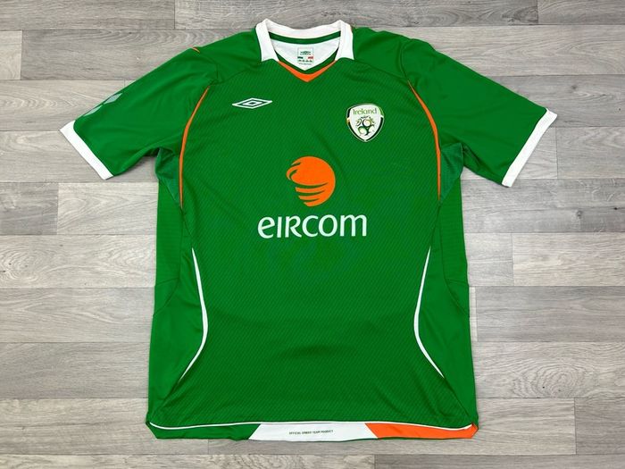 Vintage 2006 Umbro Ireland Home Jersey Shirt Mens XL