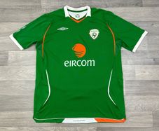 Vintage 2006 Umbro Ireland Home Jersey Shirt Mens XL