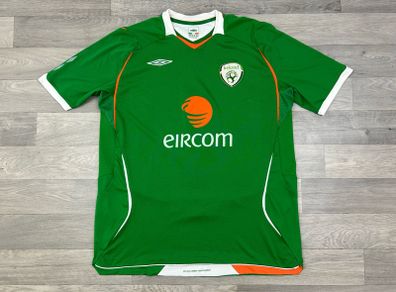 Vintage 2006 Umbro Ireland Home Jersey Shirt Mens XL