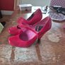 Ladies Red High heels Image 7