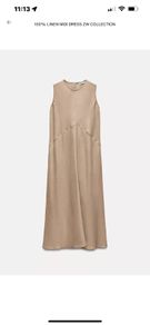 BNWT linen dress from ZARA
