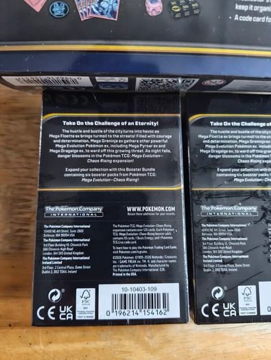 Pokemon Tcg Mega Evolution Chaos Rising Etb Plus X2 Booster Bundle Boxes Sealed