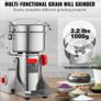 1000g Electric Grain Mill Grinder, High Speed 3000W Commercial Spice Grinders, Stainless Steel Pulverizer Powder Machine Image 5