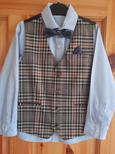 Boys waistcoat and shirt