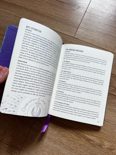 notebook tarot journal