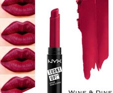 NYX Turnt up! Lipstick - Wine & Dine - New
