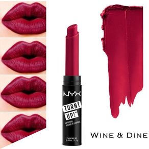 NYX Turnt up! Lipstick - Wine & Dine - New