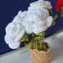 Handmade Crocheted Rose Image 6