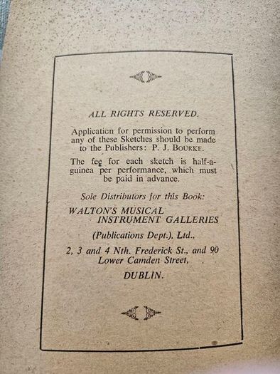 O'Dea Laughs. A Selection Of Jimmy O' Dea Sketches. Plus The Pawn Shop By Paddy Kenny.both.  First Edition Paperback In Fair Condition   See Photos For Same.