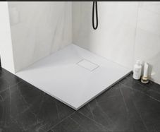 Slim Shower Tray white and black available
