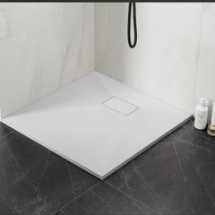 Slim Shower Tray white and black available