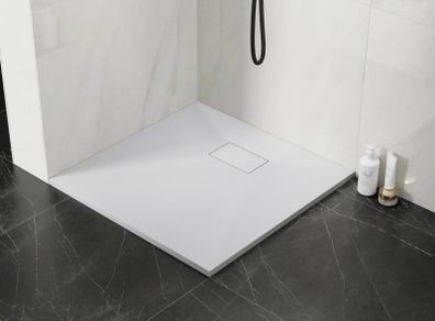 Slim Shower Tray white and black available