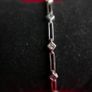 Vintage Sterling Silver 925 Bangle Bracelet Length-7,5"  6,10g Image 5