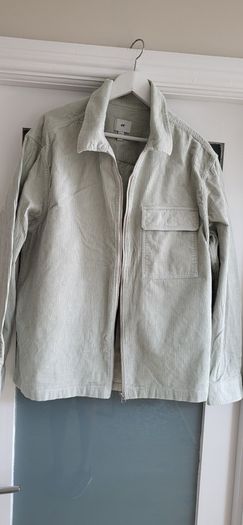 H&M Mens corduroy shacket Sz XL