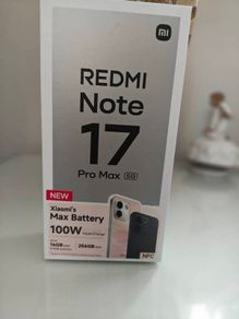 Redmi 17 Pro Max 256GB 16GB Ram Brand New 10,000 mah battery 100 watt fast charger Brand New