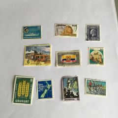 10 World stamps