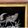 Large 1950s Middle Eastern Khatam Framed Copper Art Picture Image 3