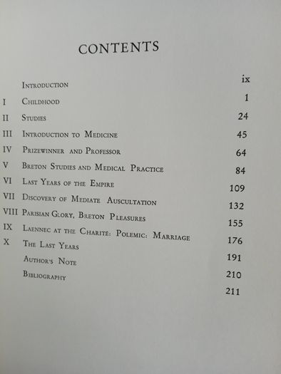 Laennec: His Life and Times by Roger Kervran. Translated from the French by D.C. Abrahams-Curiel (LP208)