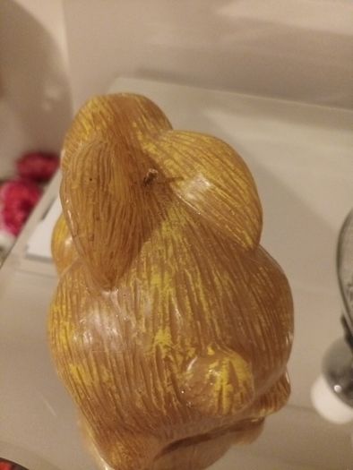 Easter bunny candle