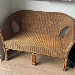 Wicker Two Seat Chair