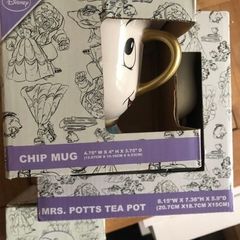 Mrs, Potts and two Chip cups collectible