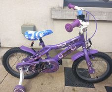 Kids sweet bike size 16 inch wheels