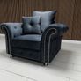 Olympia Ashwin Grey Scatter & Fullback Sofa Image 10