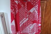 Ladies Red and White Principles Top Size 14 NEW with tags