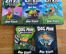Dog Man & Cat Kid Books