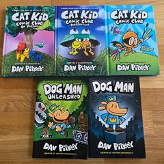 Dog Man & Cat Kid Books