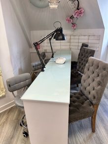 3-Set Manicure Table with Chairs