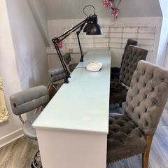 3-Set Manicure Table with Chairs