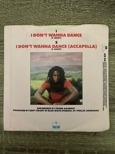 Eddie Grant I Don't Wanna Dance 7" single