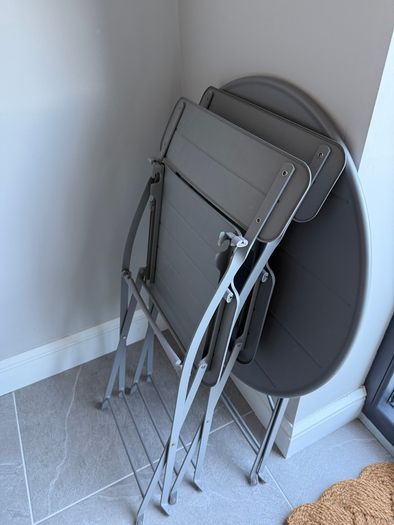 Garden table and chairs