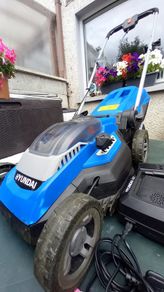 For parts,Cordless Electric Lawn Mower with Battery & Charger