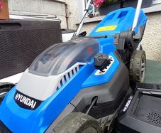 For parts,Cordless Electric Lawn Mower with Battery & Charger