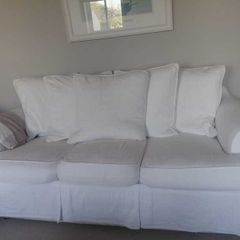 Sofas x Two Matching Three Seater Sofas