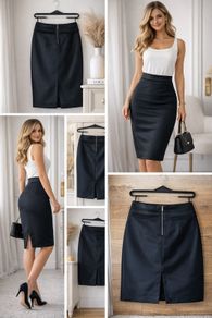 Elegant Black Pencil Skirt, Warehouse | Size 12